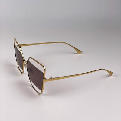 Fendi Cat-Eye Sunglasses in Brown and Gold FF Diamonds cat-eye sunglasses in brown - Fendi | Mytheresa main image 4