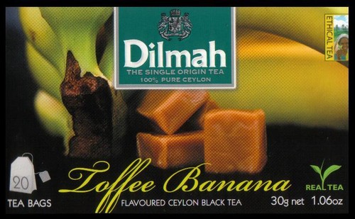 DILMAH Tee - Toffee Banana Flavoured Black Ceylon Tea  20 Teebeutel  - Afbeelding 1 van 1