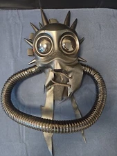Halloween Steampunk Face Mask Masquerade Cosplay Gas Mask Respirator  Lights Up 