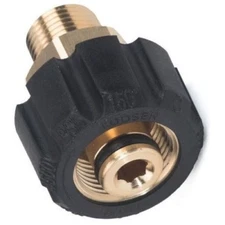 M22 FEMALE COUPLER WITH 1/4" NPT MALE ADAPTER