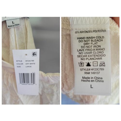 HYFVE Camicetta da donna con scollo a spalla scoperta - L - Foto 3 di 6
