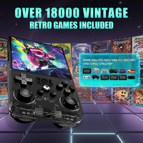 🔥 Consola de juegos retro portátil R36MAX | 10.000+ juegos | Pantalla IPS de 4,3" | Portátil - Imagen 2 de 11