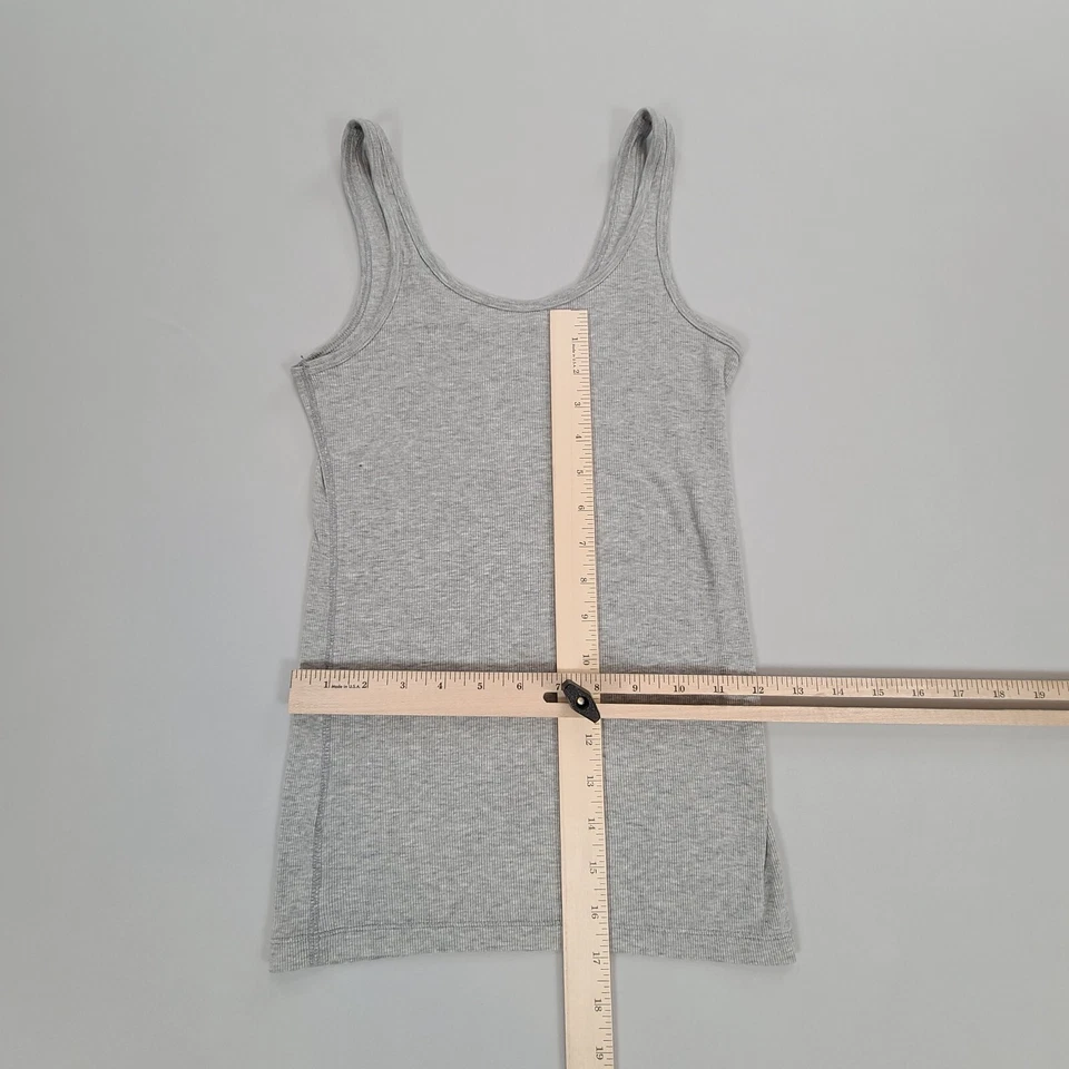 Camisa Aeropostale Niñas Pequeña Gris Camiseta sin Mangas Informal Ligera Jóvenes Niños Foto 3 de 4