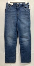 Osh Kosh B'Gosh Size 14R Boys Straight Easy Adjust Waist Denim Blue Jeans New