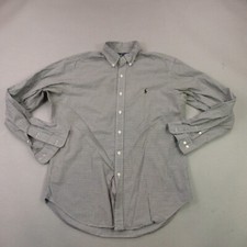 Polo Ralph Lauren Shirt Mens 16 Long Sleeve Cotton Lightweight Classic Fit