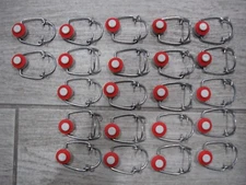 NEW 22 REPLACEMENT SWING TOP LIDS FOR EZ CAP FLIP TOP GASKET STOPPER BOTTLES