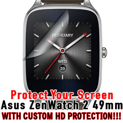 Asus ZenWatch (49mm) HD Clear Crystal Screen Protection anti