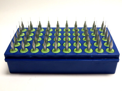 Matrix 0.20m 0.0079'' x 0.177'' Tungsten Carbide PCB Precision Drill Bit Set of 50