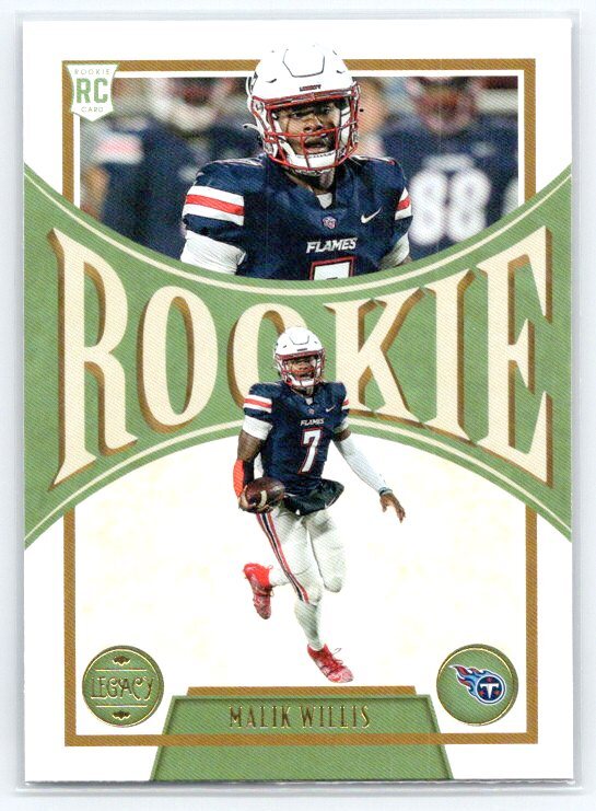 Malik Willis 2022 Panini Legacy Rookie #143
