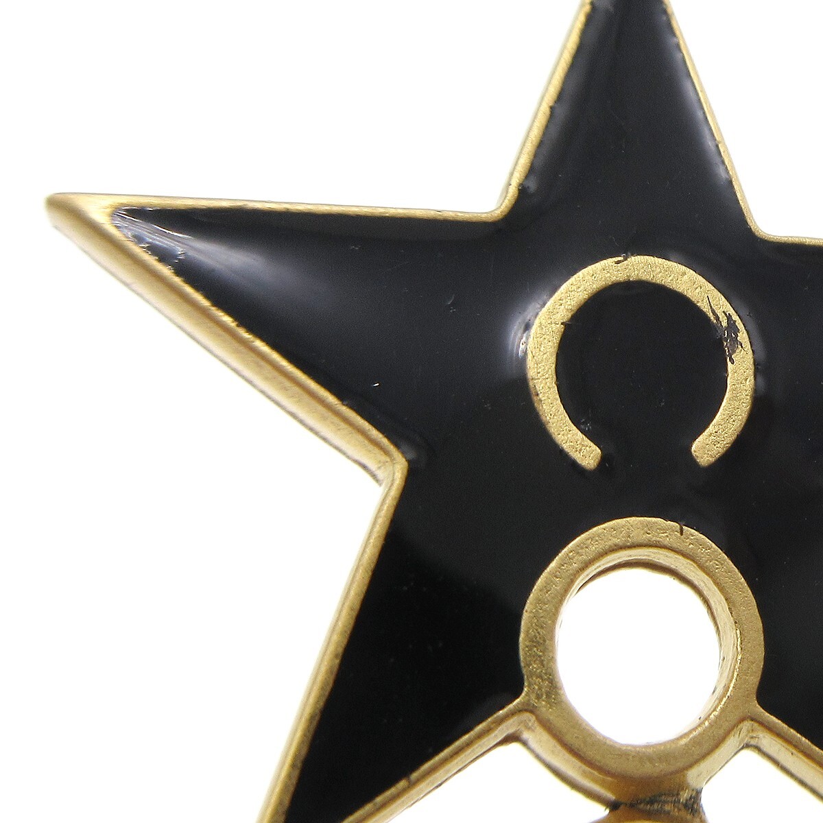 Chanel Star Brooch Pin Black 01P 28768 | eBay