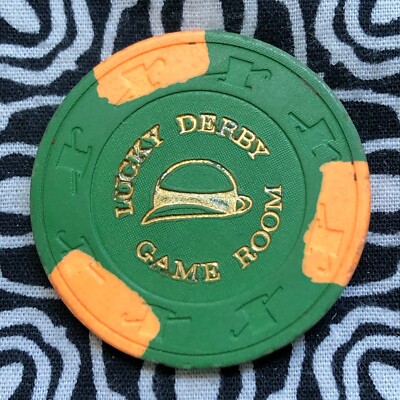 Lucky Derby Game Room 50c $0.50 Citrus Heights, California Gaming Casino Chip
