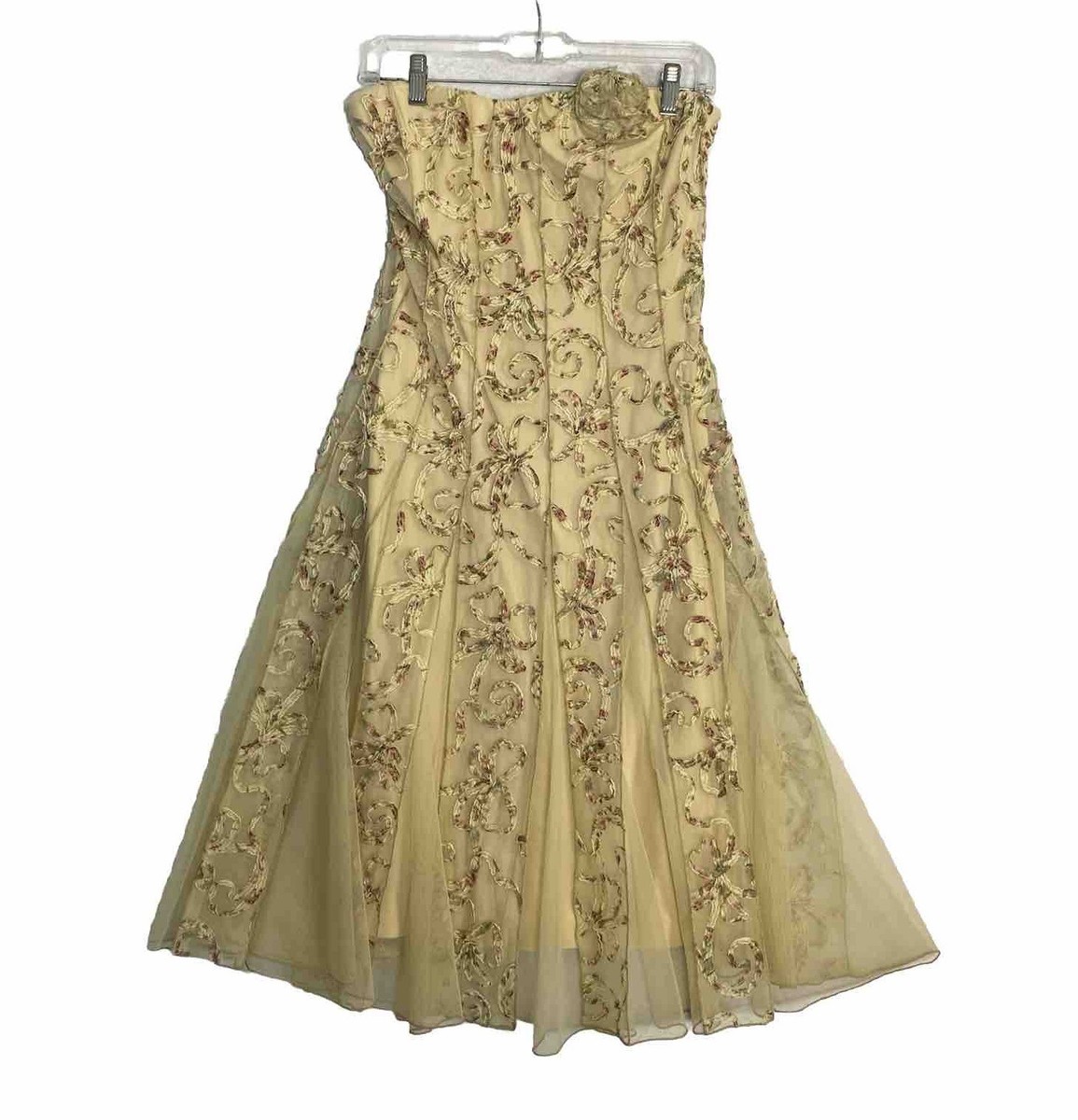 VTG Beige Paisley Dress Cottagecore Fairy Gown 90s M Elana Kattan Formal Boho | eBay VTG Beige Paisley Dress Cottagecore Fairy Gown 90s M Elana Kattan Formal Boho | eBay