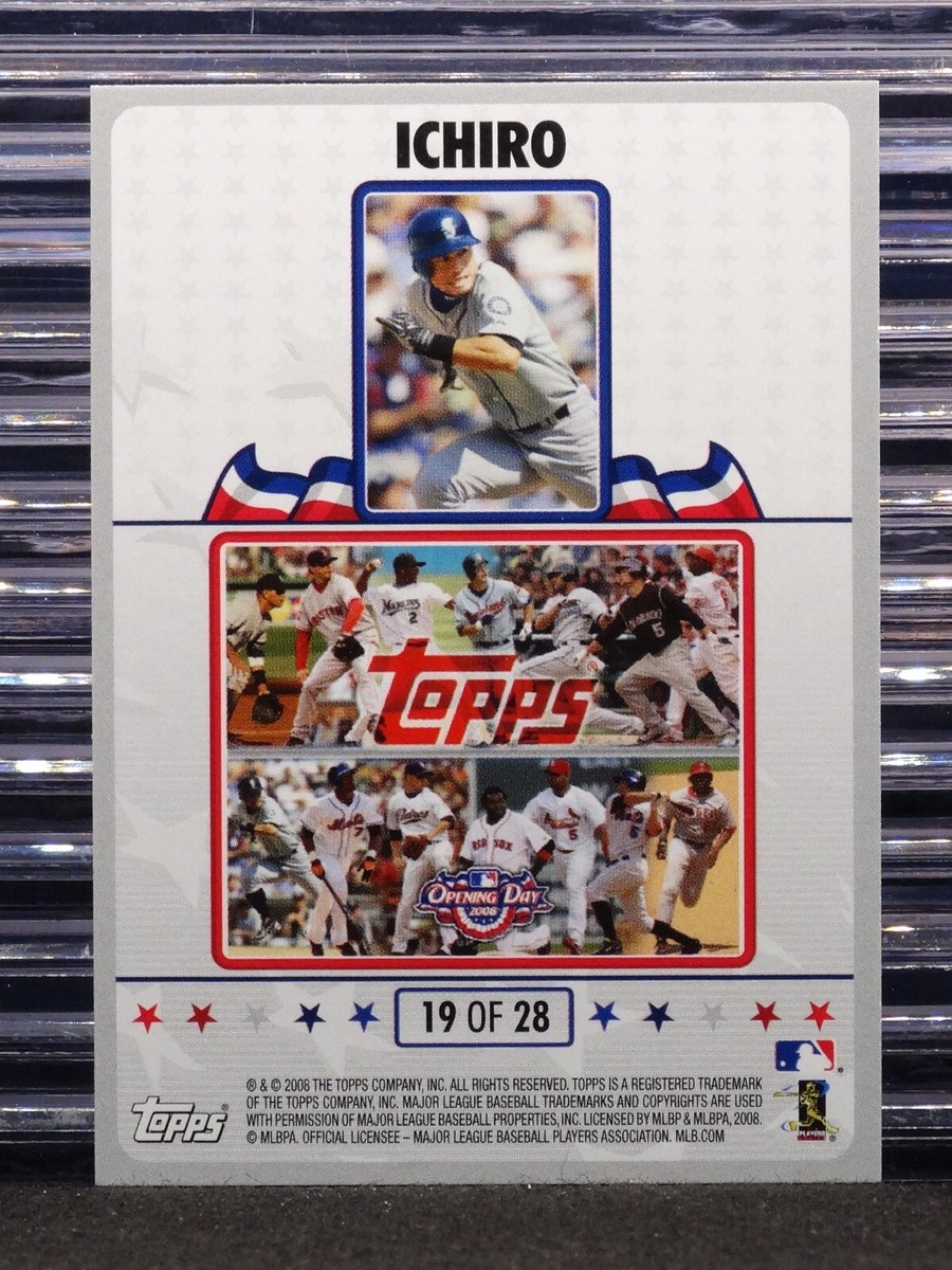Ichiro Suzuki 2008 Topps Opening Day Puzzle #19 of 28 Mariners MLB