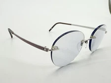 Silhouette 5529 Eyeglasses FRAMES 4000 Purple ..[]18-140 Silver Titan Gray K827