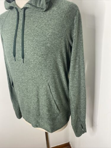 Outdoor Voices Damen XL All Day CloudKnit Hoodie Heather Green Stretch - Bild 3 von 8