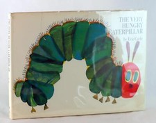 Eric Carle 1st Ed 1969 The Very Hungry Caterpillar HC w/Unclipped Dustjacket