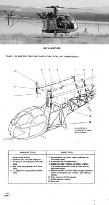 Aérospatiale SA 315B Lama Service Manual 1970's Helicopter HISTORIC HAL Cheetah