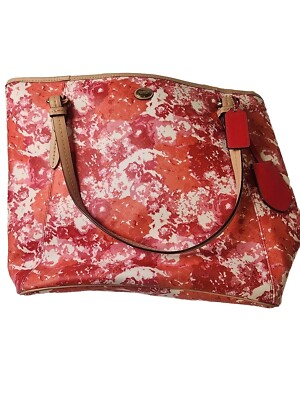 Coach Peyton Floral Print Zip Top Tote Bag 31342