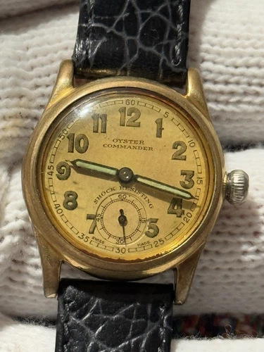 Vintage Rolex Oyster Commander WW2 Military Watch