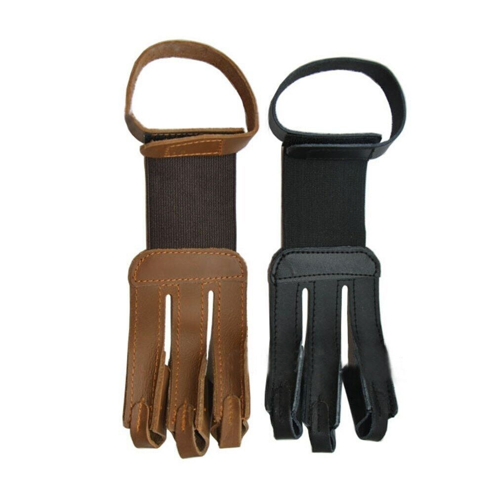 Gear Archery Gloves 3 Finger Tab Guard Bow Shooting Protector