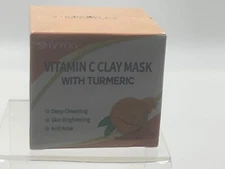 SHVYOG Turmeric Vitamin C Clay Mask, Vitamin C Clay Facial Mask with Kaolin Clay