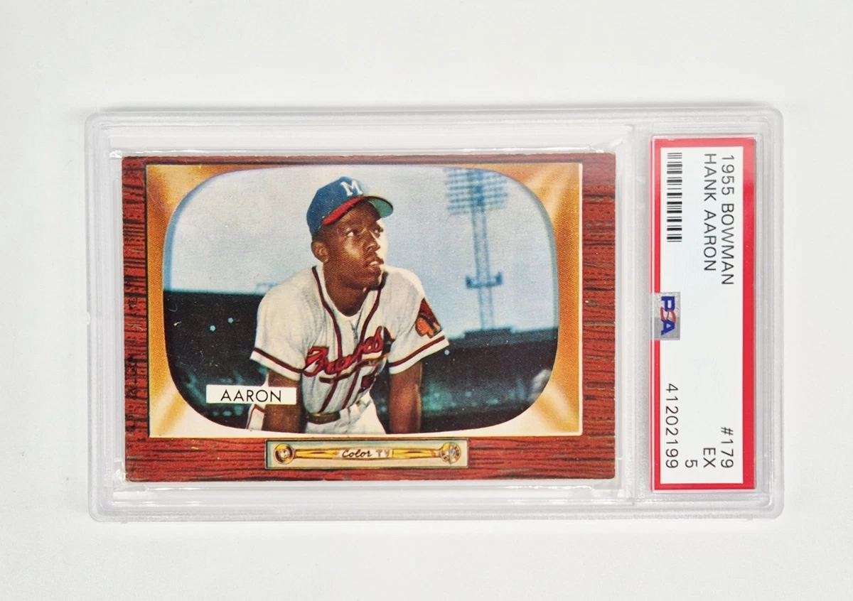 Hank Aaron 1955 Season Baseball Sports Trading Cards & Accessories