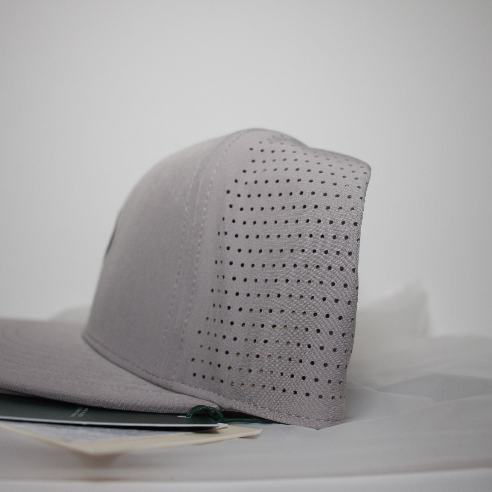 Malbon Golf Vietnam Collection Logo Snapback Hat Cap - Grey - Sun Conical Hat image 8