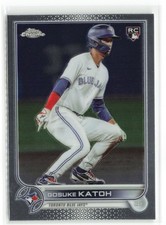 2022 Topps Chrome Update Gosuke Katoh RC Toronto Blue Jays #USC42