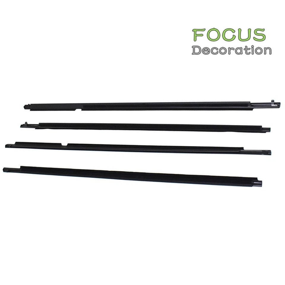 Para Toyota Highlander 08-10 4X Resistente para la intemperie Moldura de ventana Borde Alféizar Sello Cinturón Foto 2 de 4