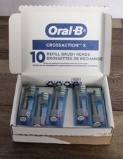 Oral-B Cross Action Replacement Electric Toothbrush Heads, 10-count Black