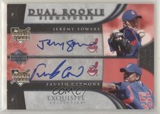 2006 Exquisite Collection 29/55 Jeremy Sowers Roberto Hernandez #5 Auto s7f