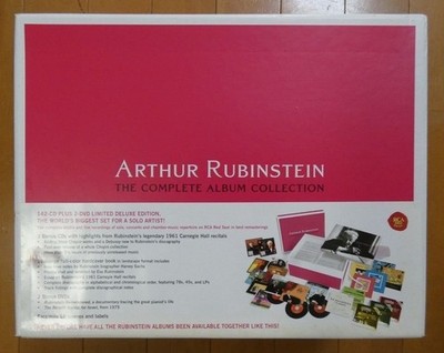 Arthur Rubinstein The Complete Album Collection 142CD + DVD Booklet Deluxe Box