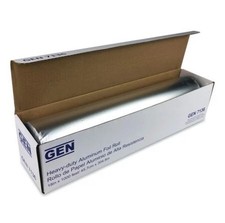 GEN 7136CT Heavy-Duty Aluminum Foil Roll, 18" x 1,000 ft, PK2