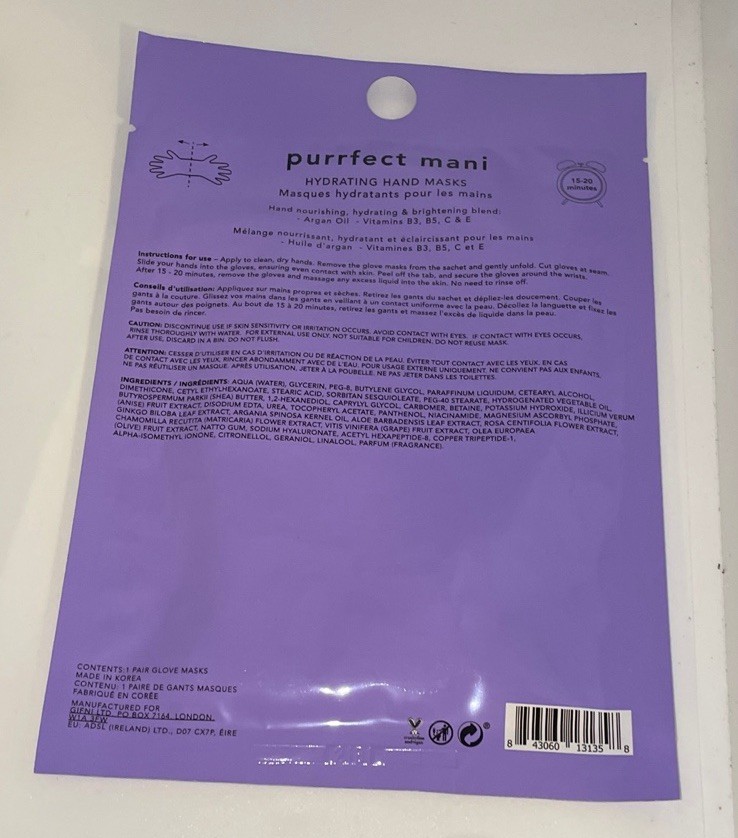 Aveeno Repairing CICA, Holler And Glow, Avery Beauty Shea Gloves Masks Lot Of 3