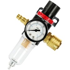 Hochwertiger Druckluft Wartungseinheit Druckminderer 1/4" mit Wasserabscheider