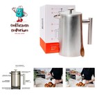 French Press with Thermometer - Insulated Coffee Press - Stainless Steel Coff...