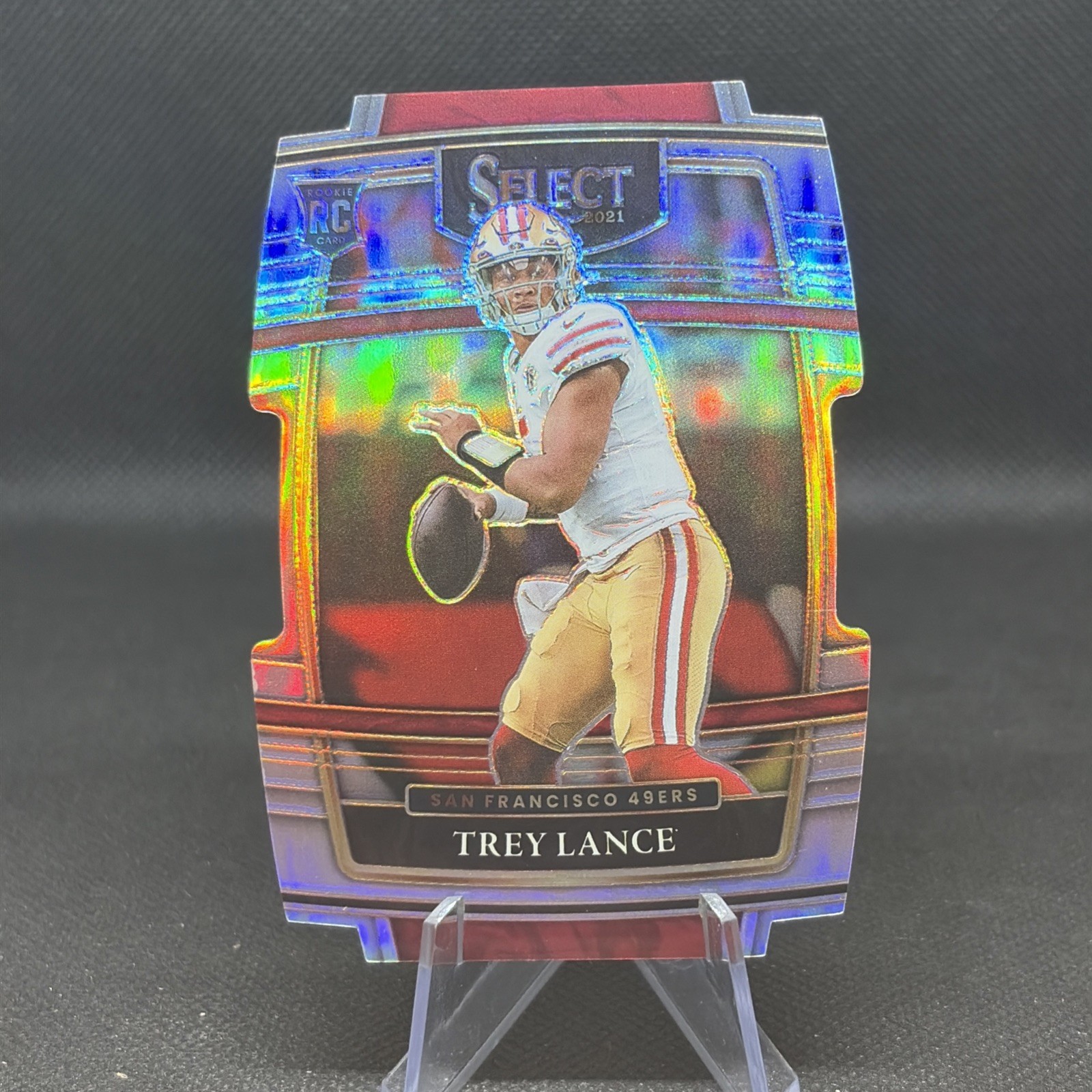 2021 Panini Select Concourse Level Silver Die Trey Lance Rookie 49ers Cowboys Rc