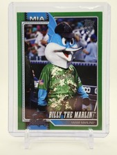 2026 Topps Series 1 BILLY THE MARLIN #M-30 Mascot Green Border /99 Marlins