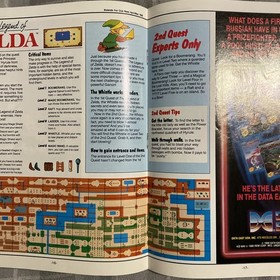 Zelda II: The Adventure of Link (Nintendo NES, 1988) Cartridge With Magazine!