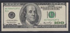 United States of America 100 Dollars ERROR AU++&239