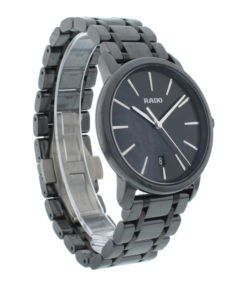 Reloj para hombre Rado DiaMaster cuarzo 40 mm cerámica esfera negra R14066182 Foto 2 de 4