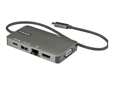 StarTechcom USB-C to HDMI 4K 30Hz or VGA 1080p Multi-Port Adapter Converter