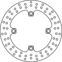 TRW Bremsscheibe (FüR: Honda CBF 600 NA ABS PC43 08-13 Hinten )