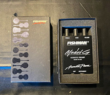 Fishman Model G Acoustic Guitar Preamp, 1-Ch, 9V, Bass/Treble/Volume