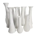 Vtg White Milk Glass Bud Vases Lot 11 Wedding Display Assorted Sizes and Designs
