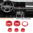Center Switch AC Knob Accessories Cover Ring For Chevy Colorado/GMC Canyon 2024+