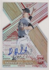 2019 Elite Extra Edition Status Red Die-Cut 67/75 Andrew Dalquist #116 Auto he4