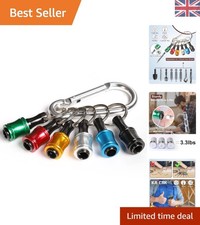 6-teiliger leichter Sechskant-Bithalter mit Magnethalter & Karabinerzubehör