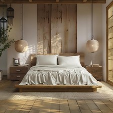 500 Threadcount Tencel Lyocell 4-Piece Sheet Set, Queen, Tan