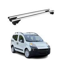 DachträGer GrundträGer FüR Citroen Nemo 2008-2017 TÜV Aluminium Silber 2Tlg